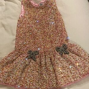 Lola + The Boys Pink Sequin Dress
